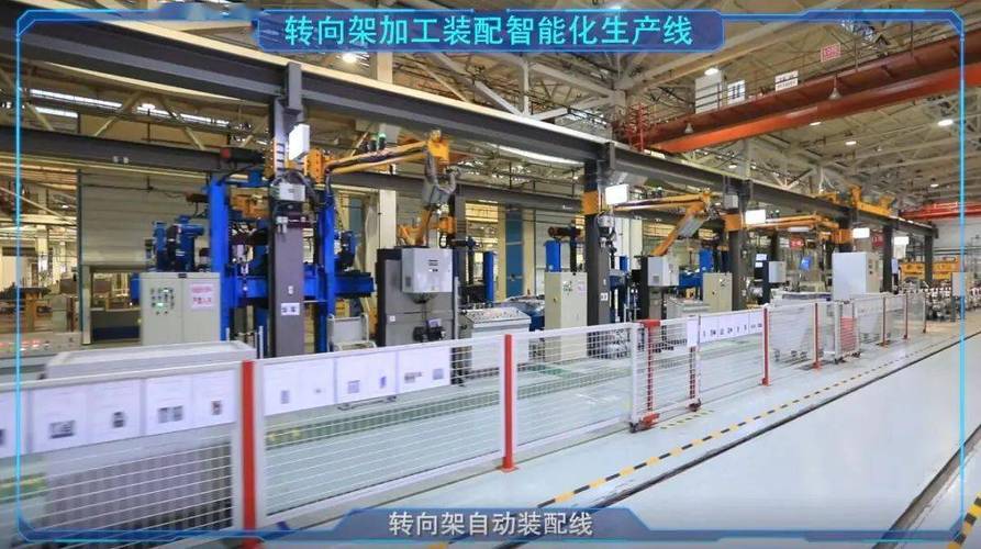 架構智能物料高速動車組轉向架智能工廠通過智能制造技術的多方位應用